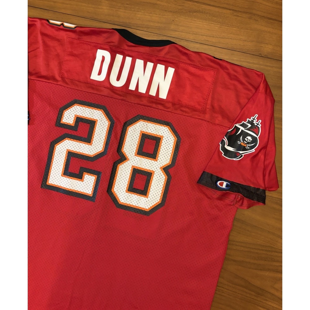 Vintage Tampa Bay Buccaneers Warrick Dunn #28 Jersey Sz 2XL 52 90s Champion NFL